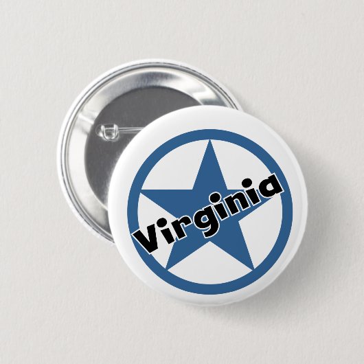 Circle Virginia Ronde Button 5,7 Cm (Voorkant /achterkant)
