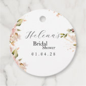 Circle-voorkeurtag | Brunch & Bubbly Vrijgezellenf Bedankjes Labels (Voorkant)