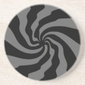 CIRCLE WAVES ZANDSTEEN ONDERZETTER (Voorkant)