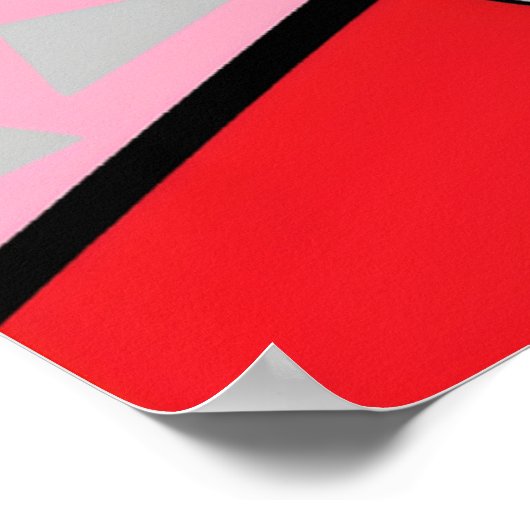 Circled Back Scrum Design II Poster (Hoek)