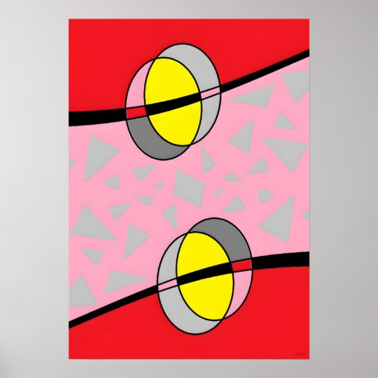 Circled Back Scrum Design II Poster (Voorkant)