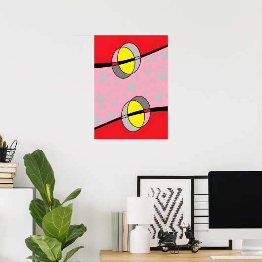 Circled Back Scrum Design II Poster (Thuiskantoor)