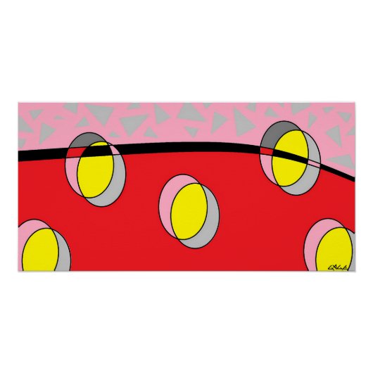 Circled Back Scrum Design Perfect Poster (Voorkant)