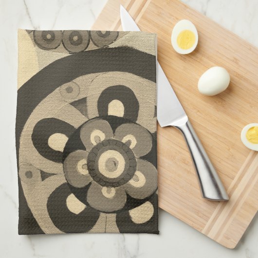 Circled Kitchen Towel Theedoek (Quarter Fold)