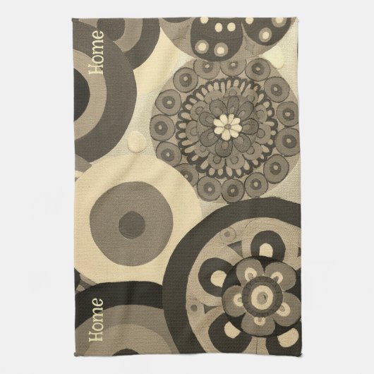 Circled Kitchen Towel Theedoek (Verticaal)