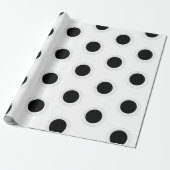 Circled Polka Dots Cadeaupapier (Uitgerold)