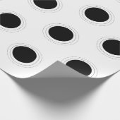 Circled Polka Dots Cadeaupapier (Hoek)