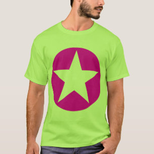 Circled Star - Magenta T-shirt