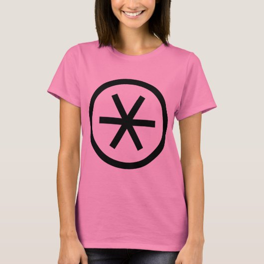 Circled Sterisk T-shirt (Voorkant)