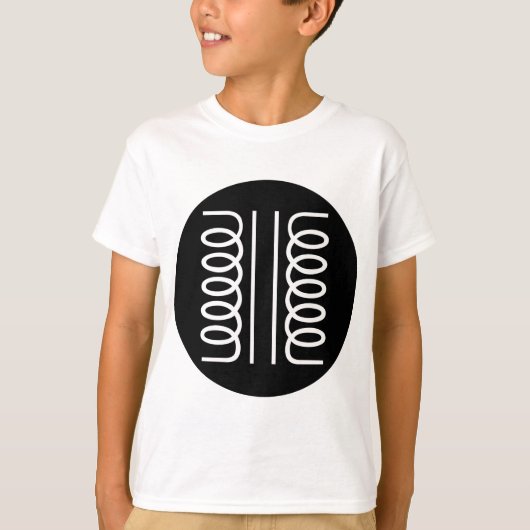 Circled-symbool - Transformer T-shirt (Voorkant)