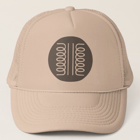Circled-symbool - Transformer Trucker Pet (Voorkant)