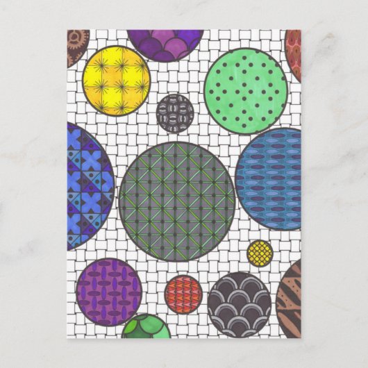 Circles Alight Briefkaart (Voorkant)