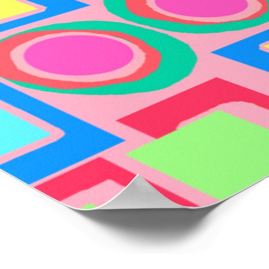 Circles and Squares Poster (Hoek)