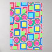 Circles and Squares Poster (Voorkant)