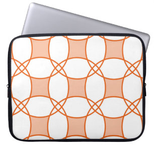 Circles Art: Naadloos geometrisch patroon Laptop Sleeve