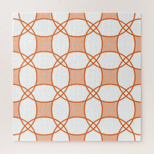 Circles Art: Naadloos geometrisch patroon Legpuzzel