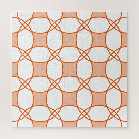  Circles Art: Naadloos geometrisch patroon Legpuzzel (Verticaal)