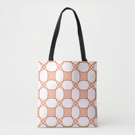  Circles Art: Naadloos geometrisch patroon Tote Bag (Voorkant)