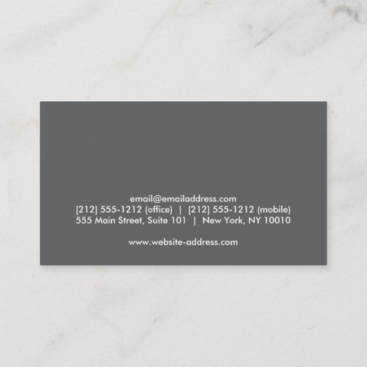 CIRCLES CAMERA LOGO VISITEKAARTJE (Achterkant)