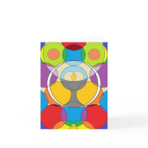 Circles Chalice Kaart - Regenboog