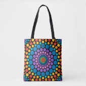 Circles cirkels! Multicolored Monogram Tas (Voorkant)