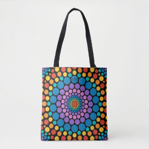 Circles cirkels! Multicolored Monogram Tas