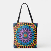 Circles cirkels! Multicolored Monogram Tas (Achterkant)