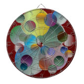 Circles Collage Dartbord (Voorkant)