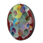 Circles Collage Dartbord (Voorkant Rechts)