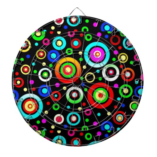 Circles Dart Board Dartbord (Voorkant)