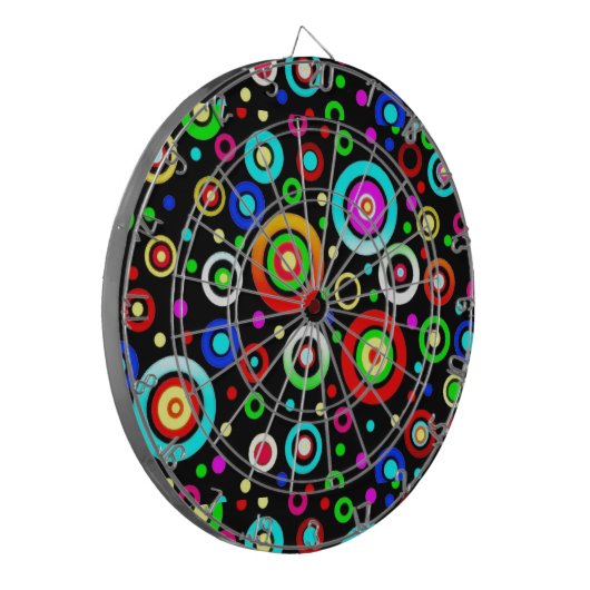 Circles Dart Board Dartbord (Voorkant Links)