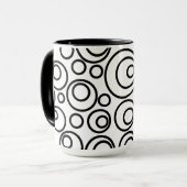 Circles Design Mok (Voorkant links)