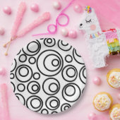 Circles Design Papieren Bordje (Feest)