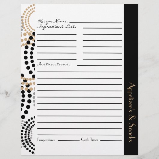 Circles en Polka Dots Neutrals Patroon (Voorkant)