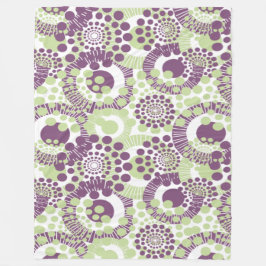 Circles, Everywhere Circles Fleece Deken