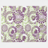 Circles, Everywhere Circles Fleece Deken (Voorkant (Horizontaal))