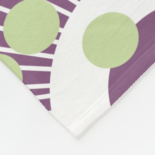 Circles, Everywhere Circles Fleece Deken (Hoek)