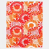 Circles, Everywhere Circles Fleece Deken (Voorkant)