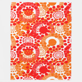 Circles, Everywhere Circles Fleece Deken