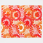 Circles, Everywhere Circles Fleece Deken (Voorkant (Horizontaal))