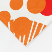 Circles, Everywhere Circles Fleece Deken (Hoek)