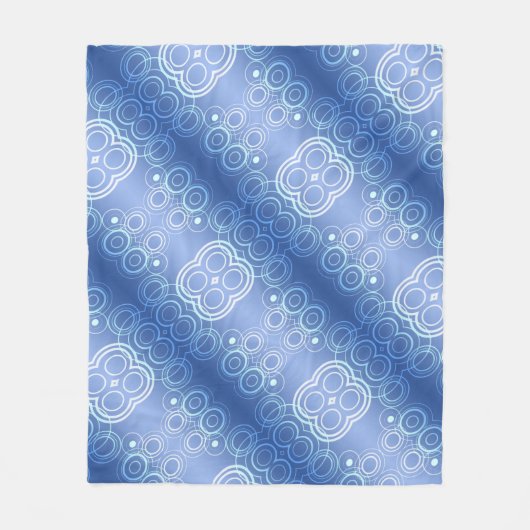 Circles Fleece Deken (Voorkant)