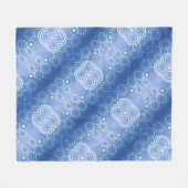 Circles Fleece Deken (Voorkant (Horizontaal))