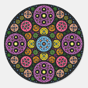 Circles Galore Ronde Sticker