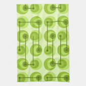 Circles halverwege de eeuw Chartreuse Theedoek (Verticaal)