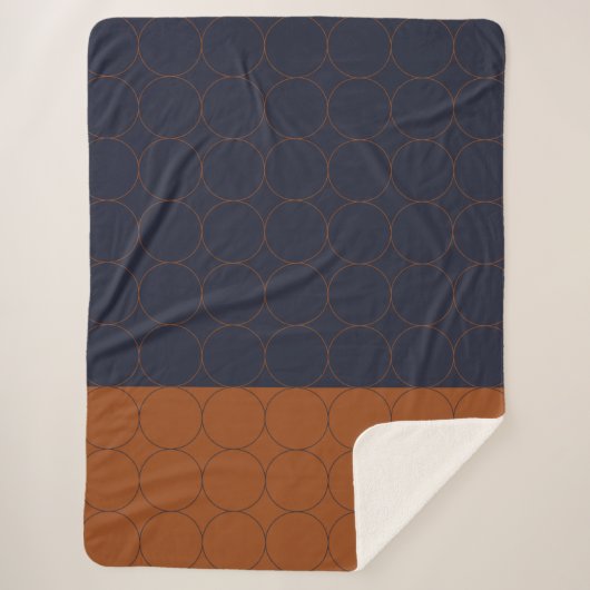 Circles II Sherpa Deken (Voorkant)