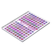 Circles-in-cirkels notebook notitieboek (Linkerzijde)
