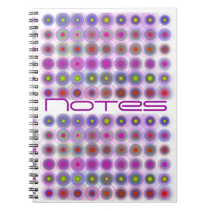 Circles-in-cirkels notebook notitieboek