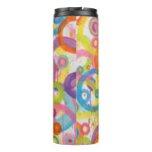 Circles in Motion: A Sip of Joy  Thermosbeker (Achterkant)