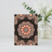 Circles Kaleidoscope Briefkaart (Staand voorkant)